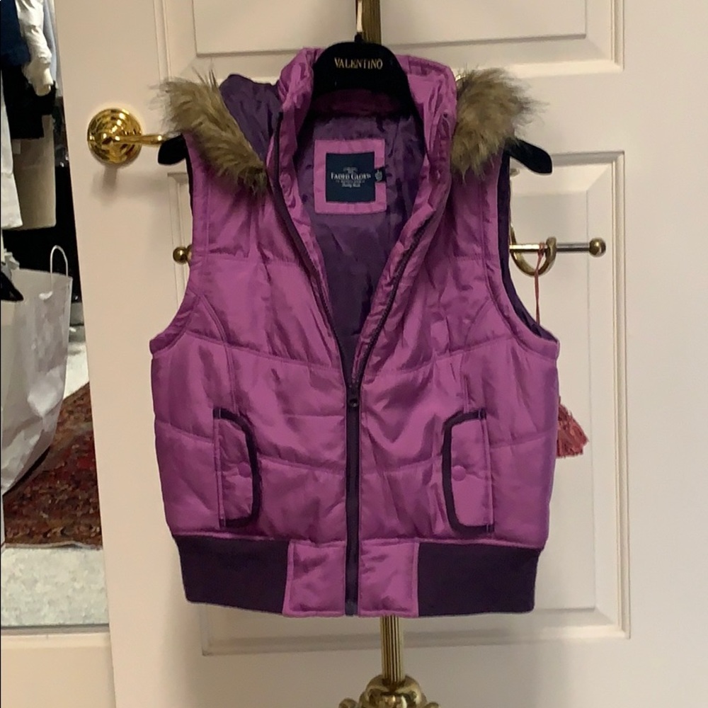 Faded glory hooded vest
